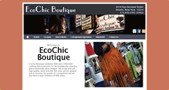 Desktop Screenshot of ecochicboutique.biz